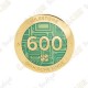 Geocoin + Travel Tag "Milestone" - 600 Finds