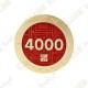 Geocoin + Travel Tag "Milestone" - 4000 Finds