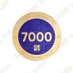 Geocoin + Travel Tag "Milestone" - 7000 Finds