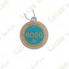 Travel tag "Milestone" - 8000 Finds