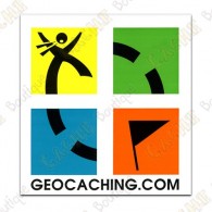Geocaching.com sticker - 4 colors