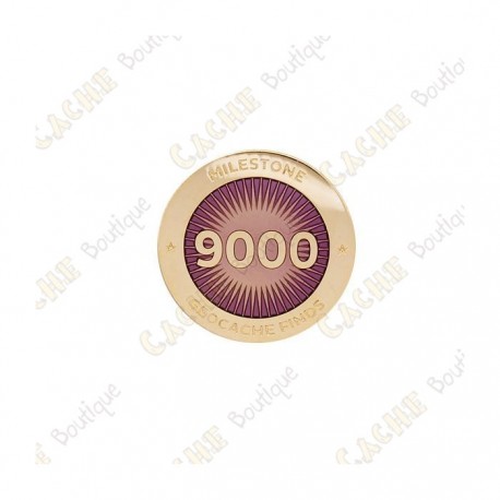 Pin's "Milestone" - 9000 Finds