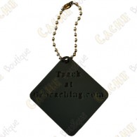 Geocaching logo 3D travel tag - Black