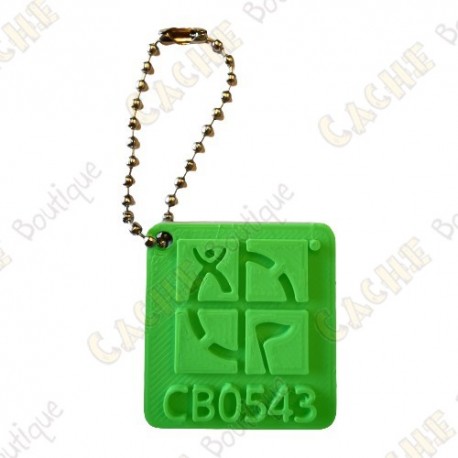 Traveler Logo Geocaching 3D - Vert