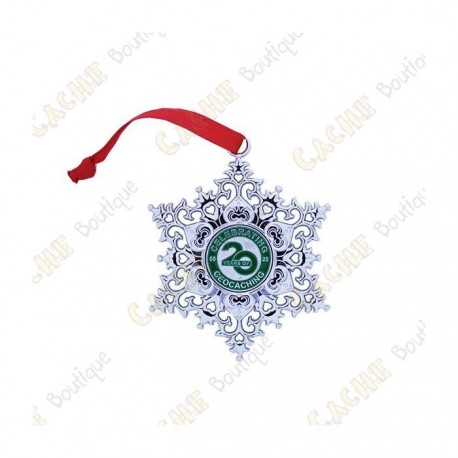 Géocoin "Snowflake Ornament" - 20 ans du Geocaching