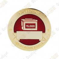 Geocoin "Milestone" - 15 000 Finds