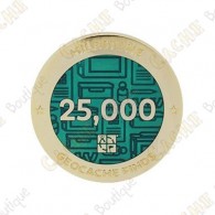 Geocoin "Milestone" - 25 000 Finds