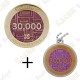 Geocoin + Traveler "Milestone" - 30 000 Finds