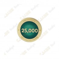 Pin's "Milestone" - 25 000 Finds