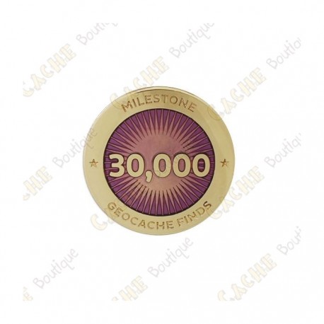 Pin's "Milestone" - 30 000 Finds