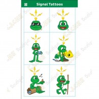 Tattoos Signal the Frog®️ - Hoja de 6