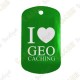 Traveler "I Love Geocaching" - Verde