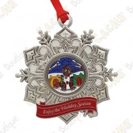 Geocoin "Snowflake ornament" - Tracker® 2023