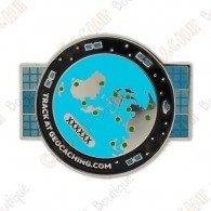 Geocoin "2024 Blue Switch Day"