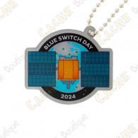 Travel tag "2024 Blue Switch Day"