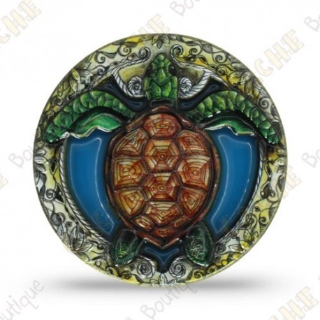 Geocoin "Sea Turtle" - Antique Brass